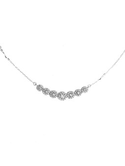 White gold pendant necklace CPB14-01