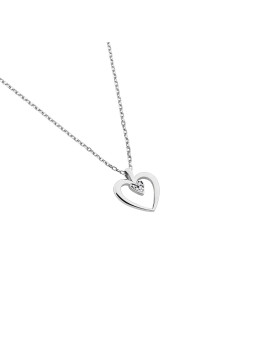 White gold diamond pendant necklace CPBR11-08
