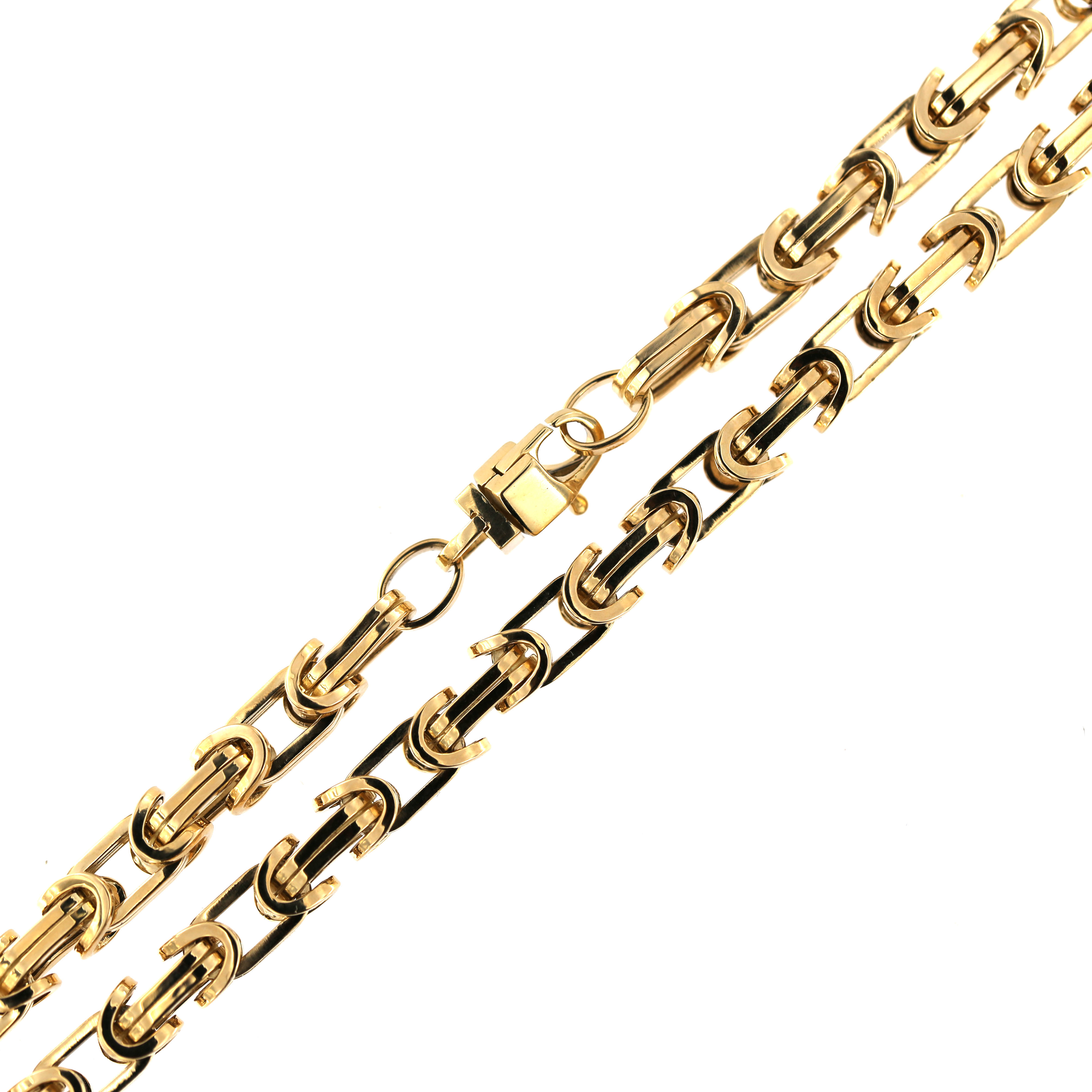 Yellow gold chain CGZF11-7.00MM