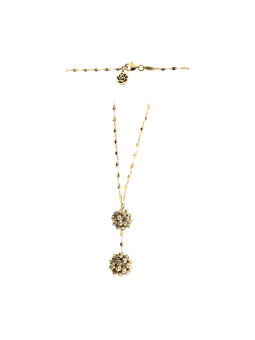 Yellow gold pendant necklace CPG11-13