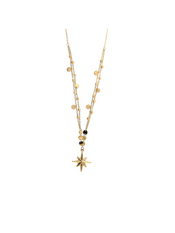 Yellow gold pendant necklace CPG16-03
