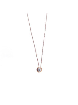 Rose gold pendant necklace...