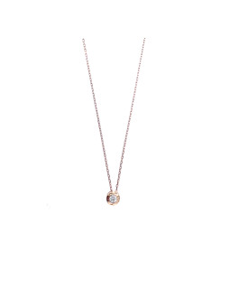 Rose gold pendant necklace...