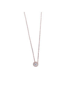 Rose gold pendant necklace...