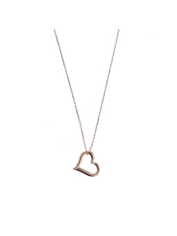 Rose gold pendant necklace...