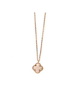 Rose gold pendant necklace...