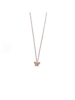 Rose gold pendant necklace...