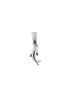 White gold dolphin pendant...