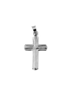 White gold cross pendant...