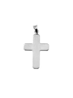 White gold cross pendant...