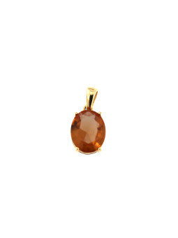 Yellow gold pendant AGAK-ZU-02