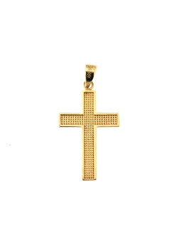 Yellow gold cross pendant...