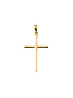 Yellow gold cross pendant...