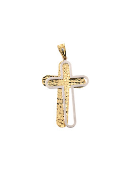 Yellow gold cross pendant...