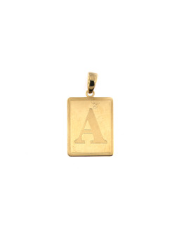 Yellow gold initial letter...