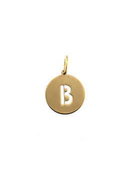 Yellow gold initial letter...