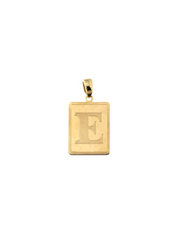 Yellow gold initial letter...