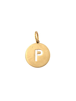 Yellow gold initial letter...