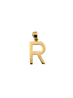 Yellow gold initial letter...