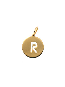 Yellow gold initial letter...