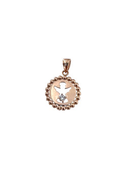 Rose gold angel pendant...