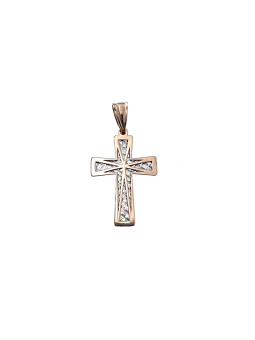 Rose gold cross pendant...