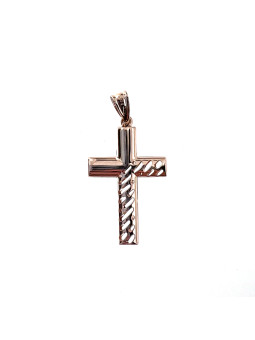 Rose gold cross pendant...