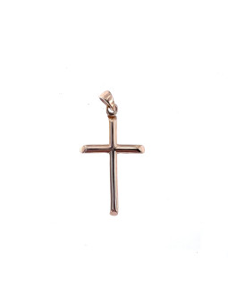 Rose gold cross pendant...