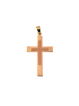 Rose gold cross pendant...