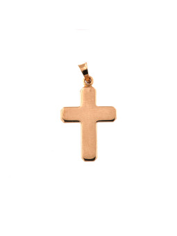 Rose gold cross pendant...