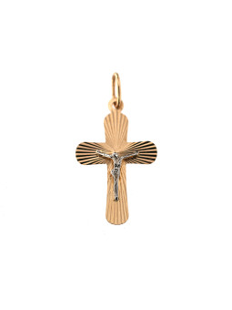 Rose gold cross pendant...