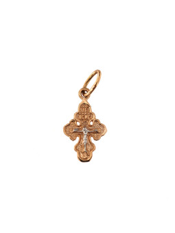 Rose gold cross pendant...