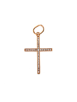 Rose gold cross pendant...