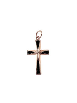 Rose gold cross pendant...