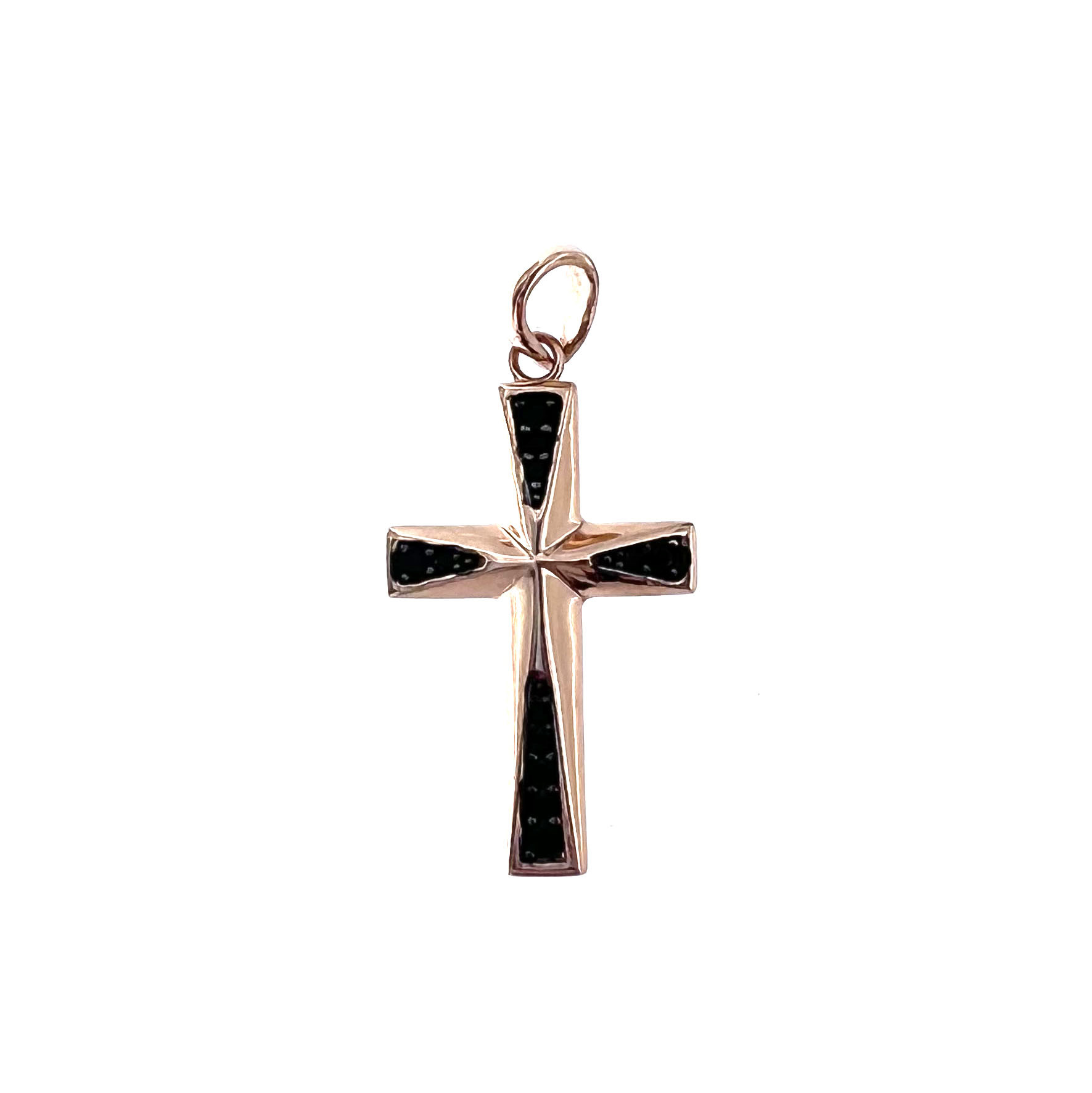 Rose gold cross pendant ARK06-03
