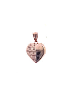 Rose gold heart pendant...