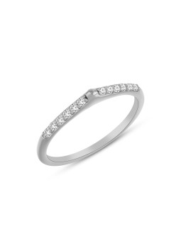 White gold ring with...