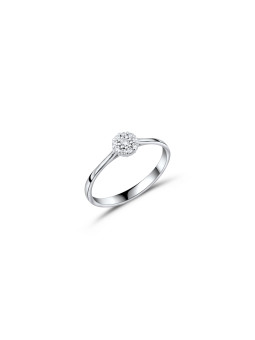 White gold engagement ring...