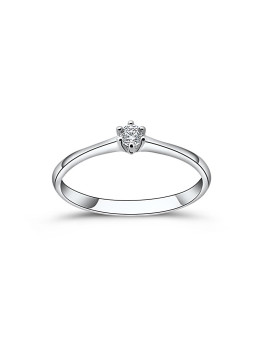 White gold engagement ring...