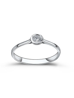 White gold engagement ring...