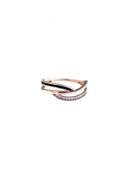 Rose gold zirconia ring...