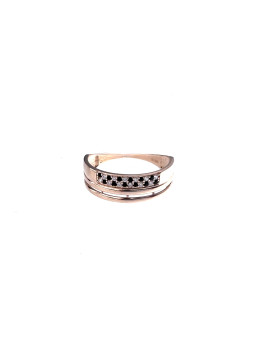 Rose gold zirconia ring...