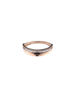 Rose gold zirconia ring...