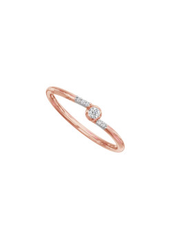 Rose gold engagement ring...