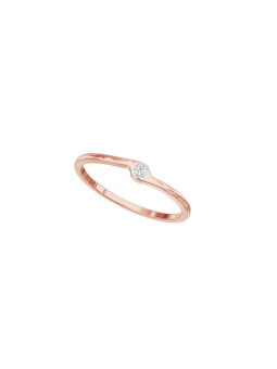 Rose gold engagement ring...