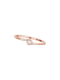 Rose gold engagement ring...