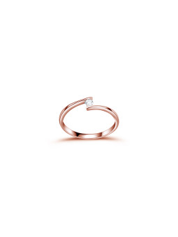 Rose gold engagement ring...