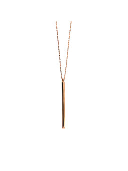 Rose gold pendant necklace...