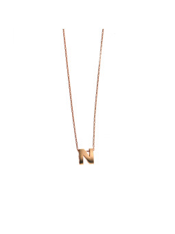 Rose gold pendant necklace...