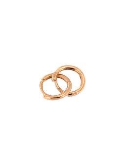 Rose gold earrings BRR01-05-31